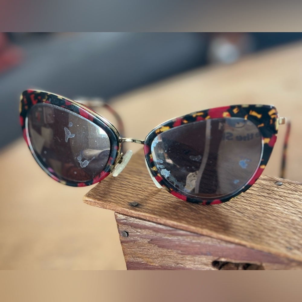 Etnia Barcelona Cat's Eye Red Tortoise Frames sz Small